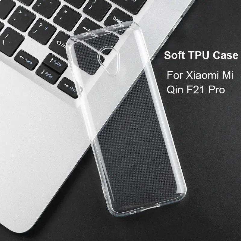 For Xiaomi Qin F21 Pro Soft Transparent Silicone Phone Case for Qin F21Pro TPU Case Shockproof Prote