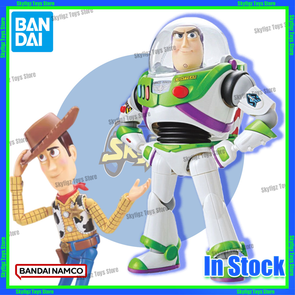 In Stock Bandai Model FRS Toy Story 4 Buzz Lightyear Sheriff Woody Assembled Action Figure Collectio
