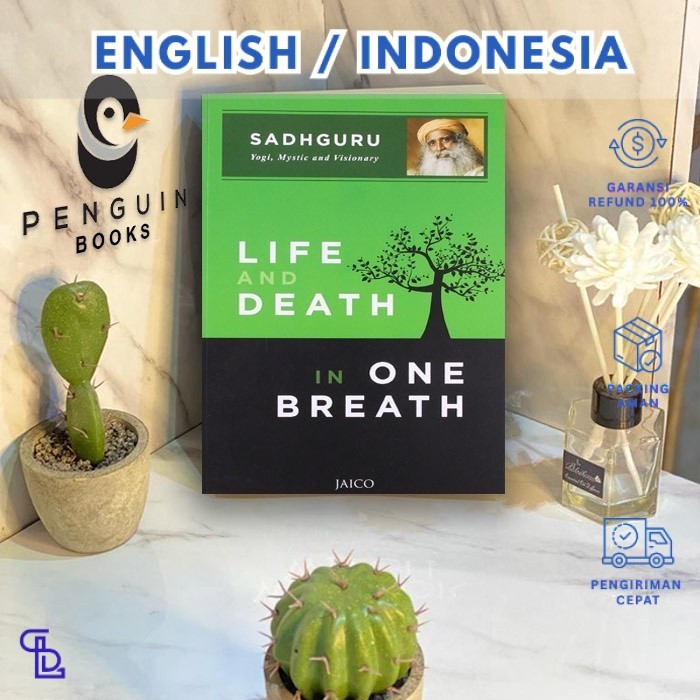 Termurah LIFE AND DEATH IN ONE BREATH SADHGURU (Eng/Indo Version)