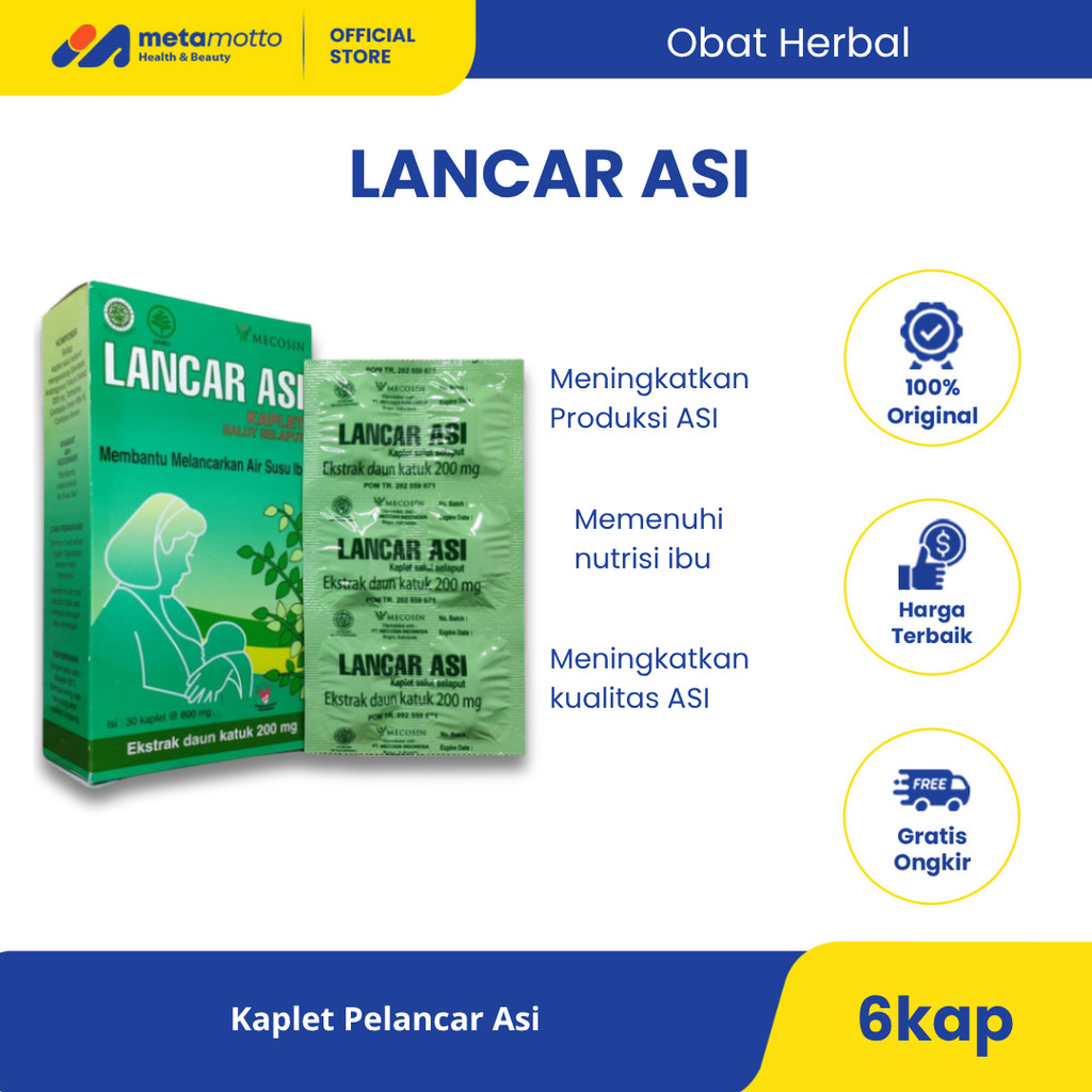 LANCAR ASI HERBAL EKSTRAK DAUN KATUK PELANCAR ASI  - Metamotto Karya
