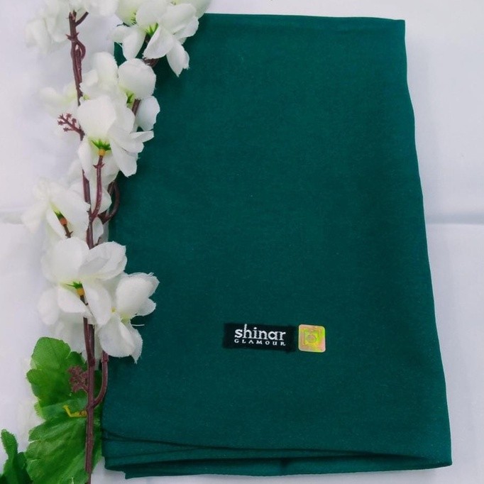 kerudung hijab / jilbab segi empat SHINAR GLAMOUR glitter glowing ansania dan azara bahan mengkilap 