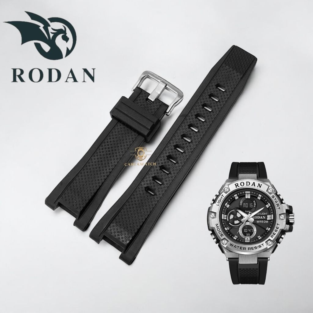 Tali Jam Tangan Rodan 8001 Rubber Strap Jam Rodan 8001