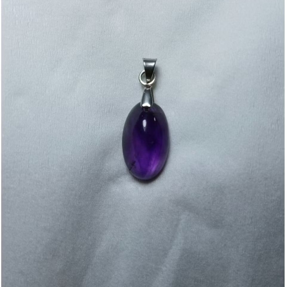 Liontin batu akik kecubung kalimantan natural top quality