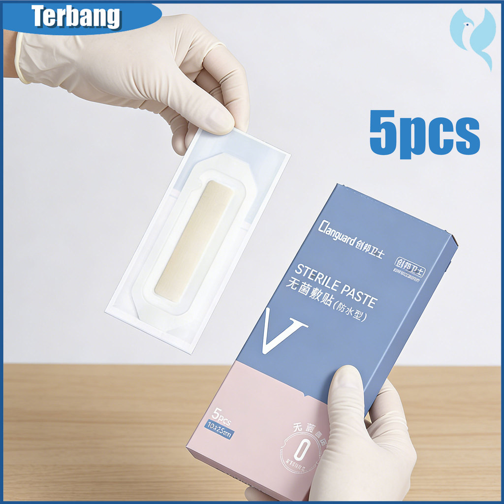 5pcs Plester Pasca Operasi Caesar Anti Air Perban Luka Sc Anti Air Waterproof Transparan