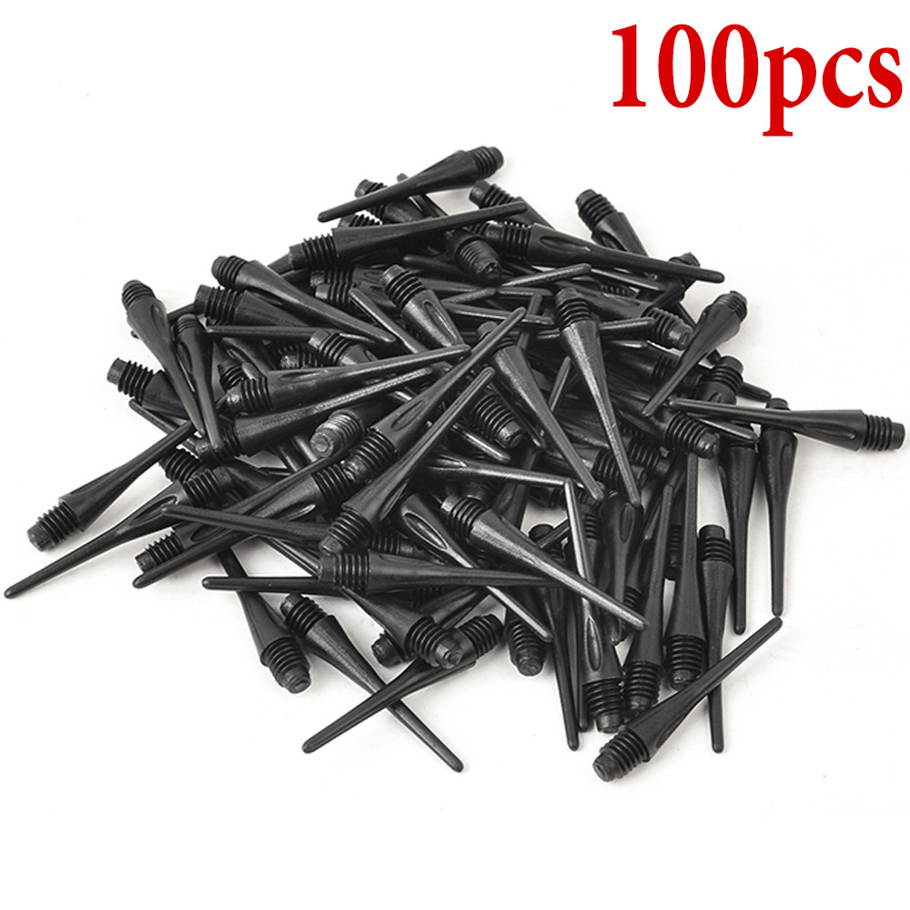 100PCS High Precision Electronic Dart Plastic Professional Dart Durable Soft Tip Points Needle Repla
