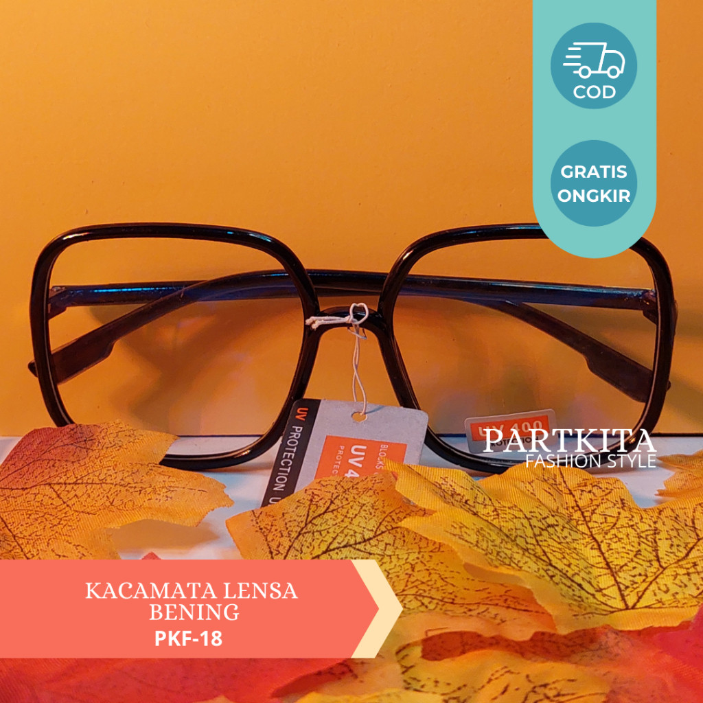 Kacanata Lensa Bening [COD] Kaca Mata Bening Untuk Kerja Kanto Gaya Kekinian Pria Wanira Unisex