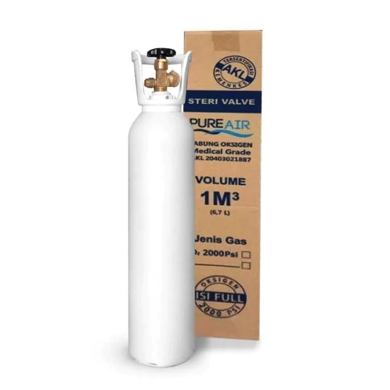 PureAir atau ANZON - Tabung Oksigen 1m3 / Tabung Oksigen Medis / Tabung Oksigen ANZON