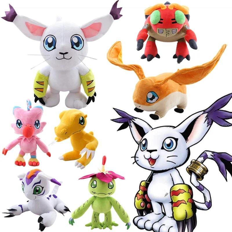 Anime gimon Adventure Plush Toy Patamon Agumon Tailmon Gomamon Piyomon Gabumon Tentomon Palmon Plush