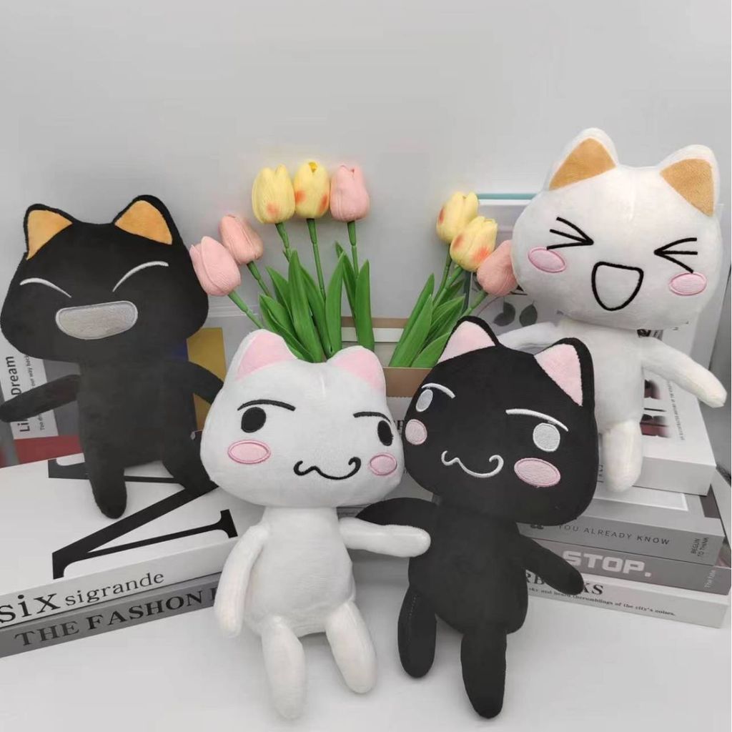 30cm Kawaii Toro Inoue Cat Plush Toy Soft Anime Cartoon Animal Doll Room Decorations Birthday Gifts 