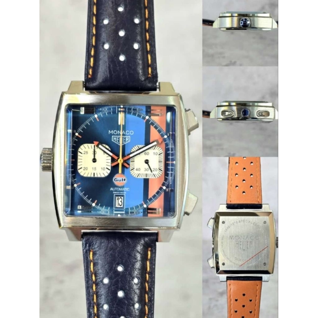 HEUER MONACO CRONOGRAPH QUARTZ JAPAN 4.5CM