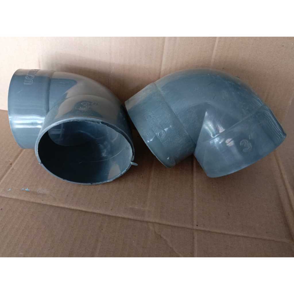 KNEE KNIE PIPA PVC 3" Knee Knie Pipa PVC 3 inch - ABH