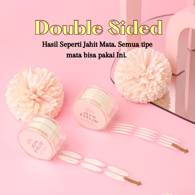 [MUNDAE] JEYN Eyelid Double Sided Eyelid Tape Skot Mata Dua Sisi Anti Air + SAMPLE + Y FORK [MUNDAE]