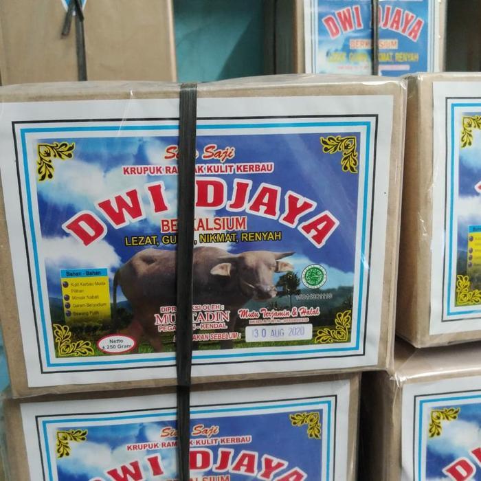 Kerupuk Rambak Kerbau Asli DWI DJAYA kendal LEZAT,GURIH, isi 100gram - 250gram