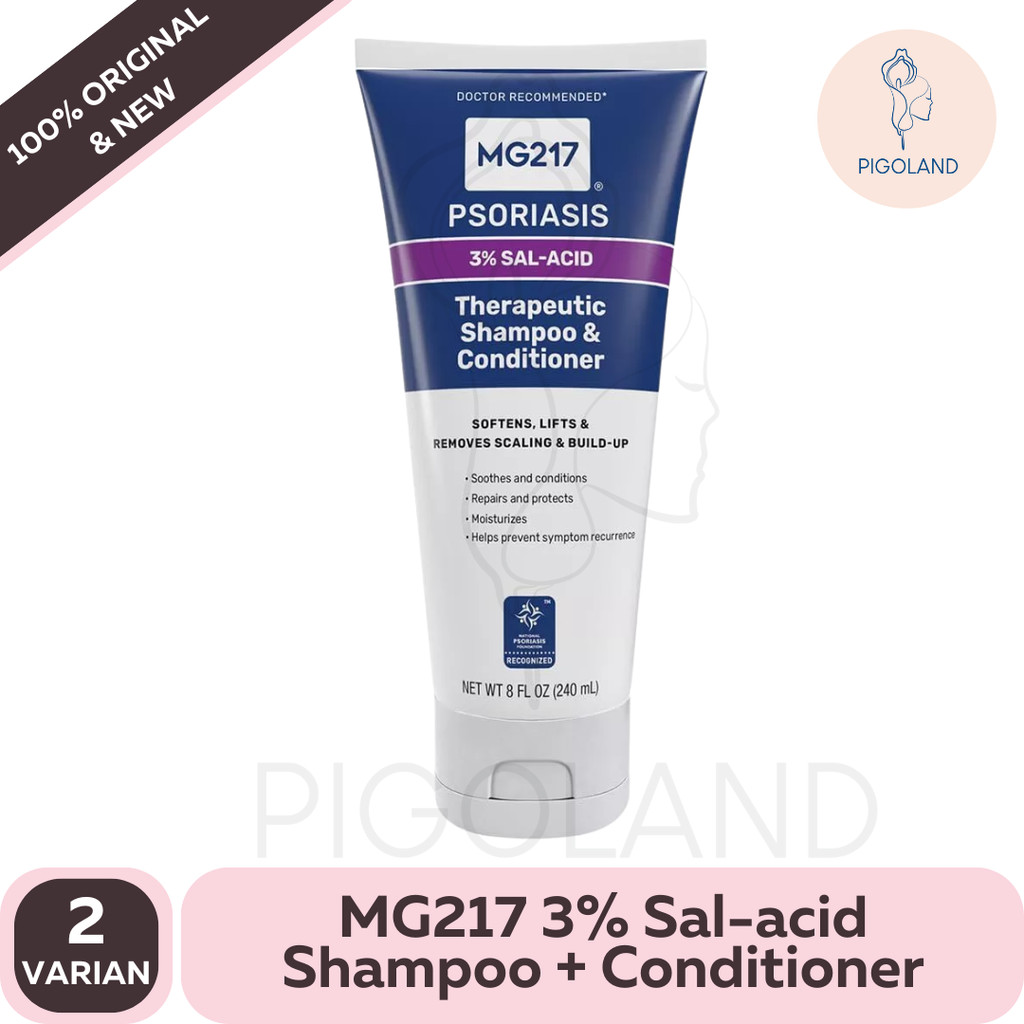MG217 MG 217 Psoriasis 3% Salicylic Acid Shampoo + Conditioner 240 ML