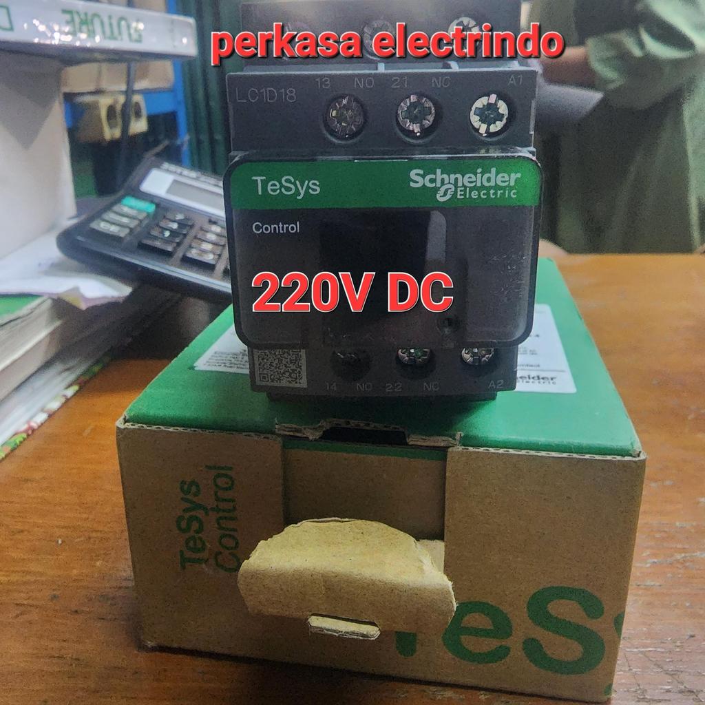 kontaktor contaktor Schneider LC1D18MD 220V DC