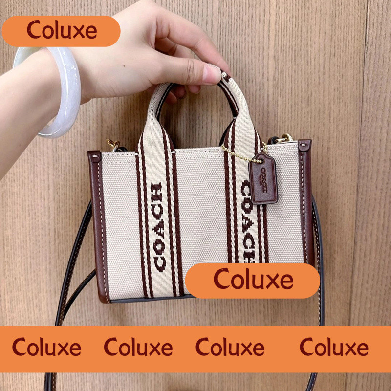 Harga termurah di shopee. Tas Tote Coach Smith 16 Asli. Tas jinjing berbahan kulit anak sapi. Kulit 