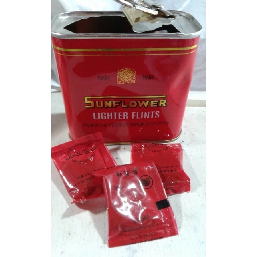 BATU KOREK GAS TOKAI BATU KOREK SUNFLOWER 100pcs