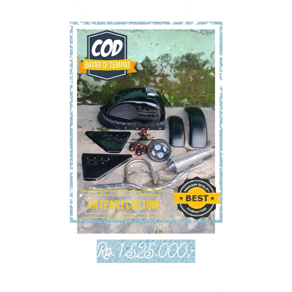 Paket Custom Japstyle Verza FI Injeksi komplit Paket Tangki Motor
