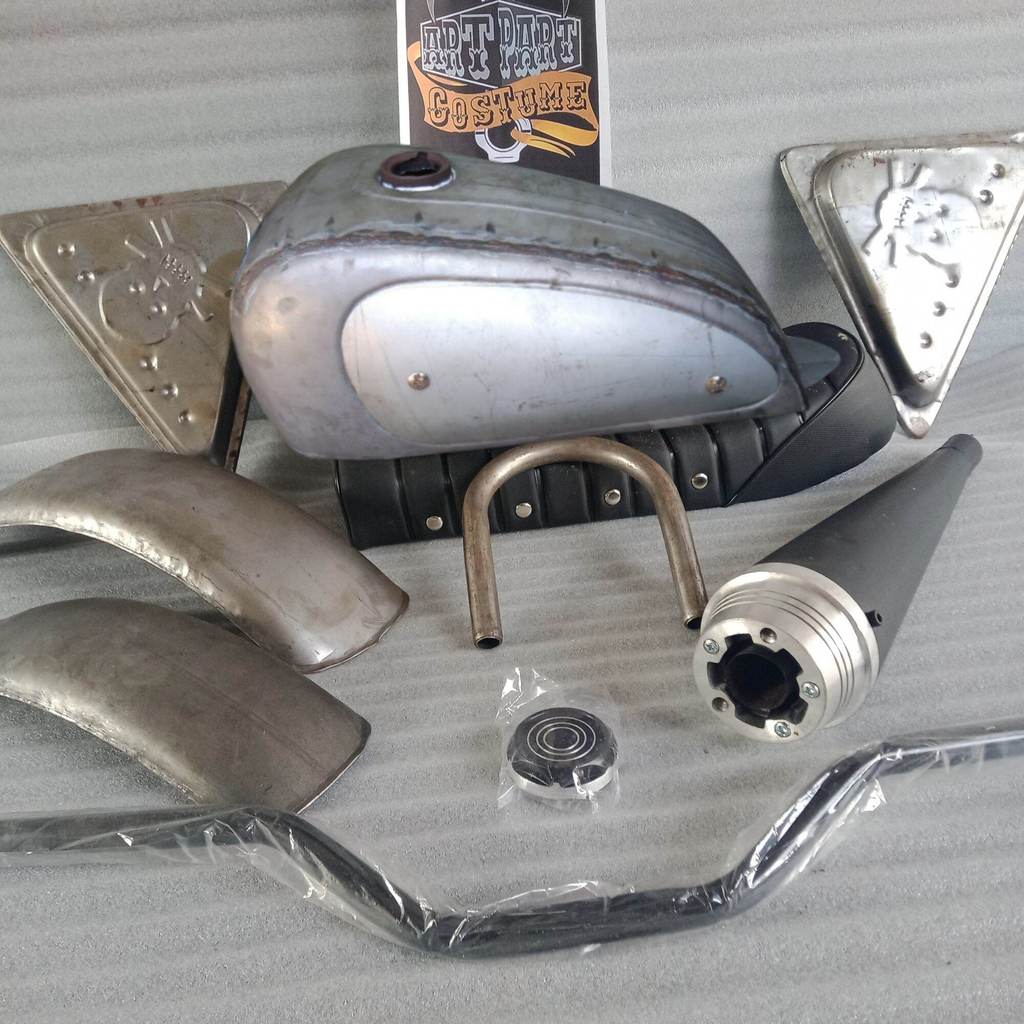 Paket Dasar Verza FI Custom Bahan Scrambler Panel