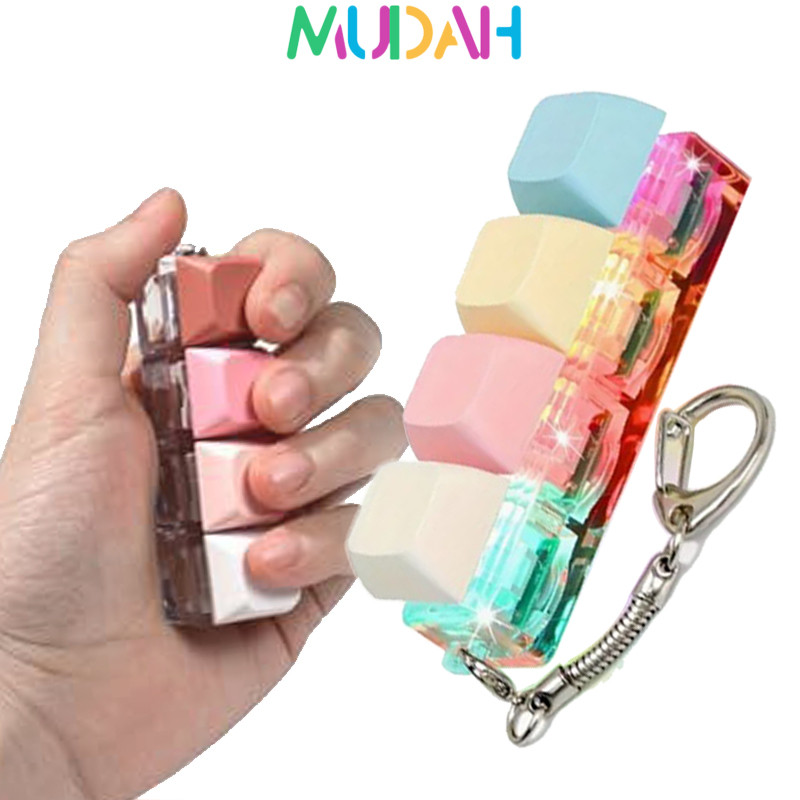 Gantungan Kunci Mechanical Keyboard Bercahaya/Keychain Mechanical Keyboard DIY/Liontin tas Keycap Ga