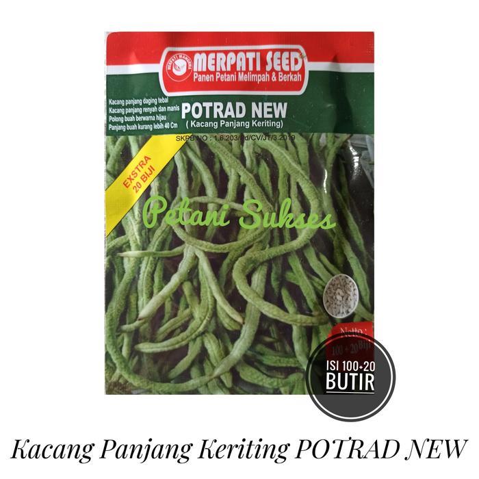 Promo bibit benih sayuran Kacang panjang keriting POTRAD 100s Merpati SeedOri