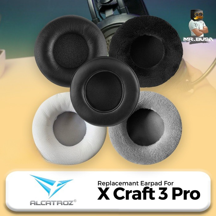 Earpad Earcup Pad Cushon Alcatroz X-Craft HP3 Pro X Craft HP 3Pro Busa Foam Bantalan Ear