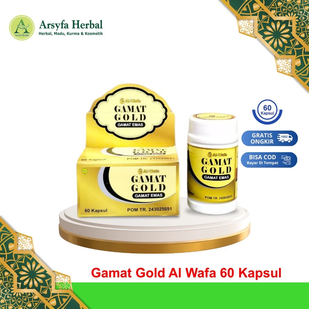 Kapsul Gamat Emas Original Gamat Gold JNH Isi 60 Kapsul