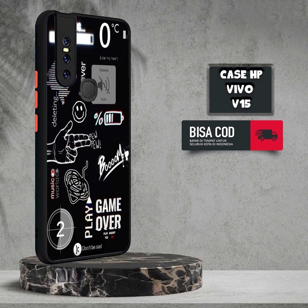 CASE VIVO V15 [NASA TICKET] TERLARIS CASING VIVO V15 TERBARU DOVE MATTE FUZE SOFTCASE VIVO V15 SOFTC
