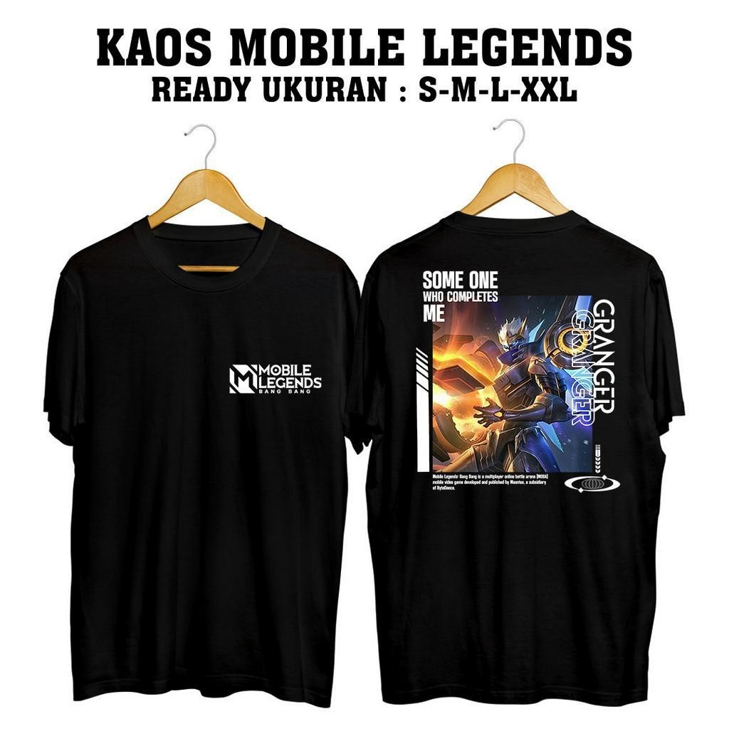 KAOS DISTRO GAMING HERO [ GRANGER ] MOBILE LEGENDS PREMIUM QUALITY BAJU GAMING ML - Kaos Gamers - Pr
