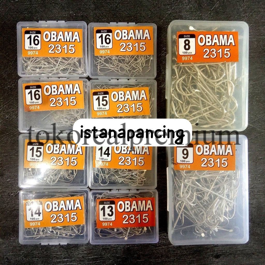 MATA KAIL OBAMA 2315 FLAT NO 16 / TANPA LUBANG PANCING OBAMA GUMALA MANCING TERLARIS MURAH bisa cod