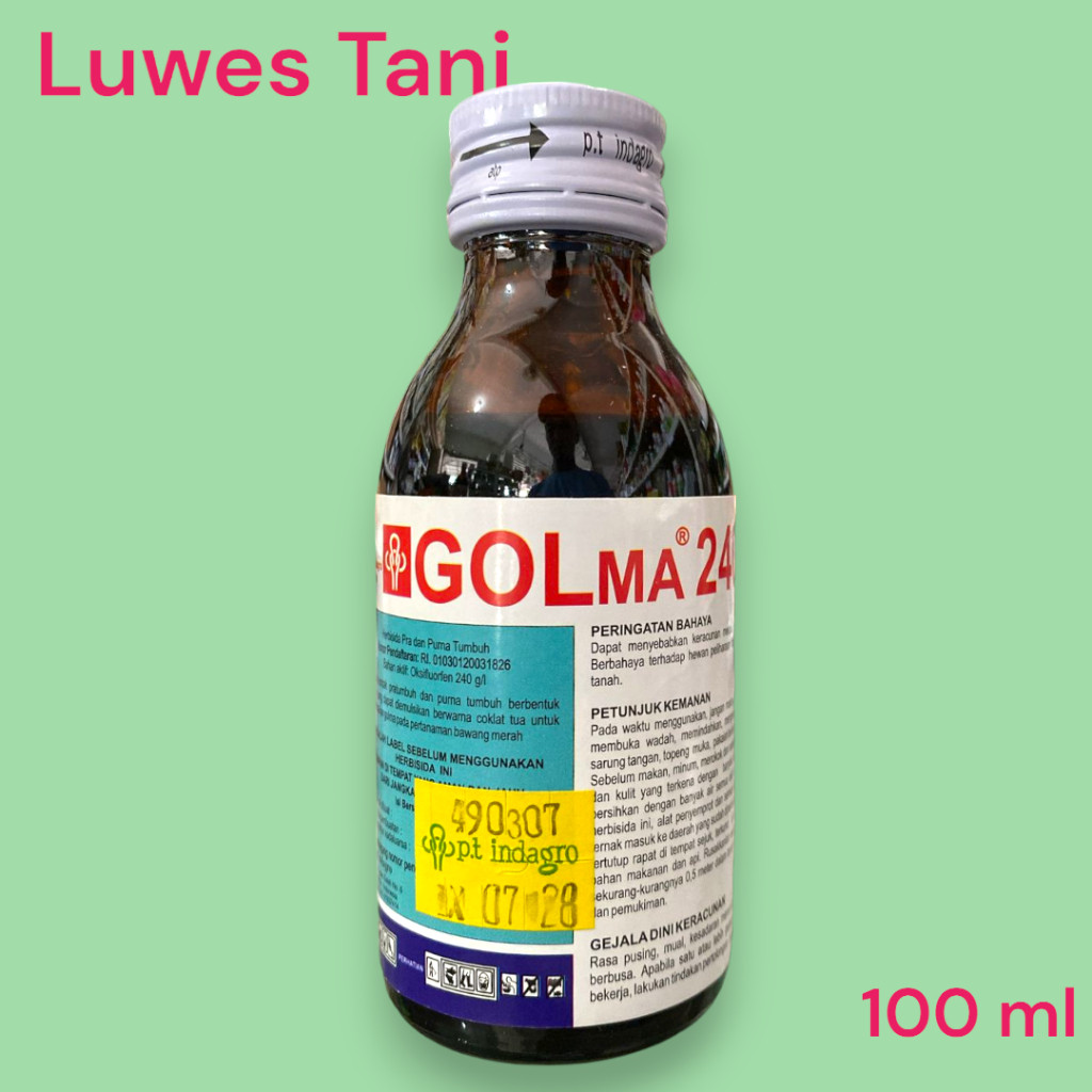 GOLma 240 ec 100ml gol ma herbisida pra tumbuh untuk biji rumput agar tidak tumbuh