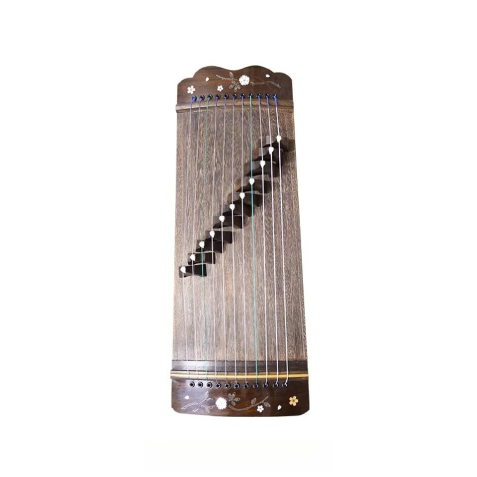 50cm Small Guzheng Portable Stringed truments Mini 11 Strings Guzheng for Children Beginners Chinese