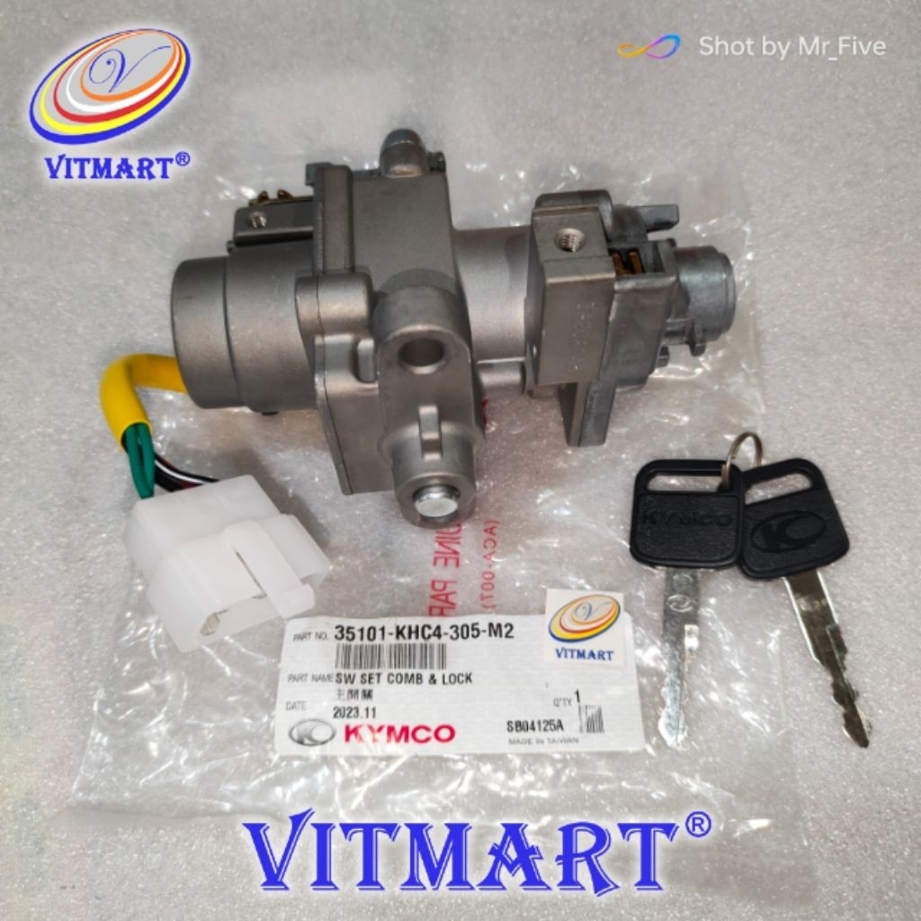 promo spesial Kunci Kontak Kymco Easy 100 Metica GLX Free LX Libero 110 Grand Dink 250 35101-KHC4-30