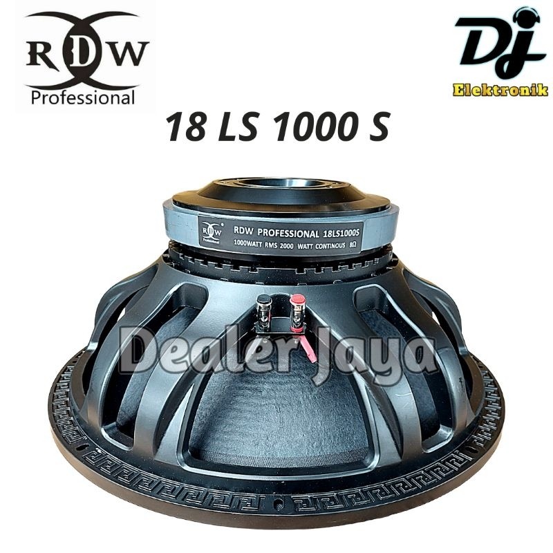 Speaker Komponen RDW 18 LS 1000 S / 18LS1000 S / LS1000 S - 18 inch