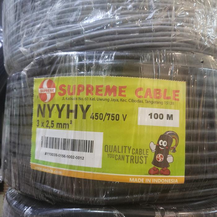 KABEL NYYHY 3X2.5MM 100METER SUPREME