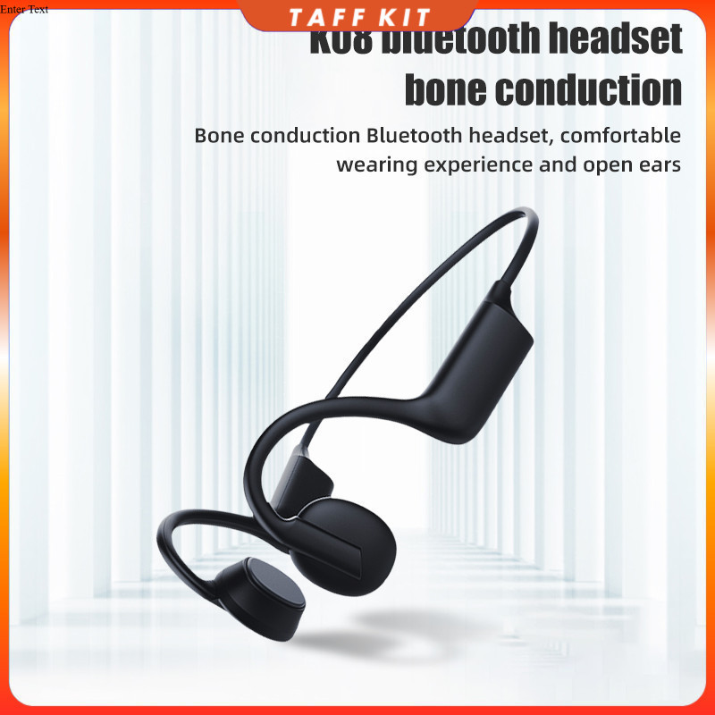 ADZUKI BEAN Earphone Bone Conduction Open Ear Wireless Bluetooth IPX5 - K08
