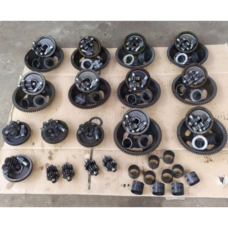 One way wanway wan way gear gigi double starter penghantar fullset scorpio z 225 robot new old lama 