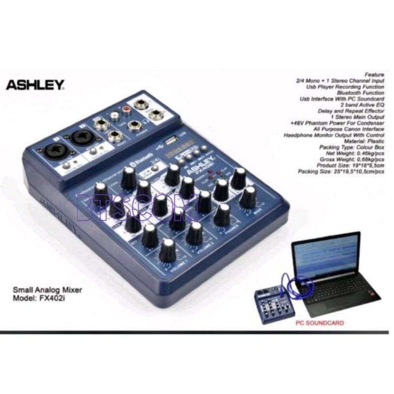 MIXER ASHLEY FX402 ORIGINAL ASHLEY FX 402