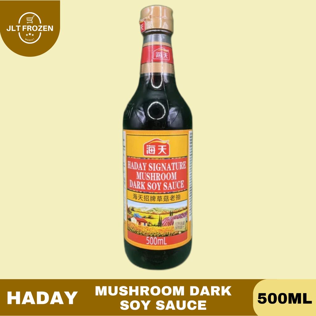 Haday Mushroom Dark Soy Sauce 500 ml / Kecap Jamur Hitam / Premium / Kecap Dark Mushroom / Soy Sauce