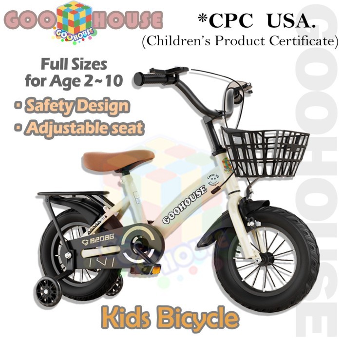 Kids Bike Kids Bicycle / Sepeda untuk Anak Sepeda Anak Perempuan Laki Sepeda Anak Usia 2-10 Tahun / 