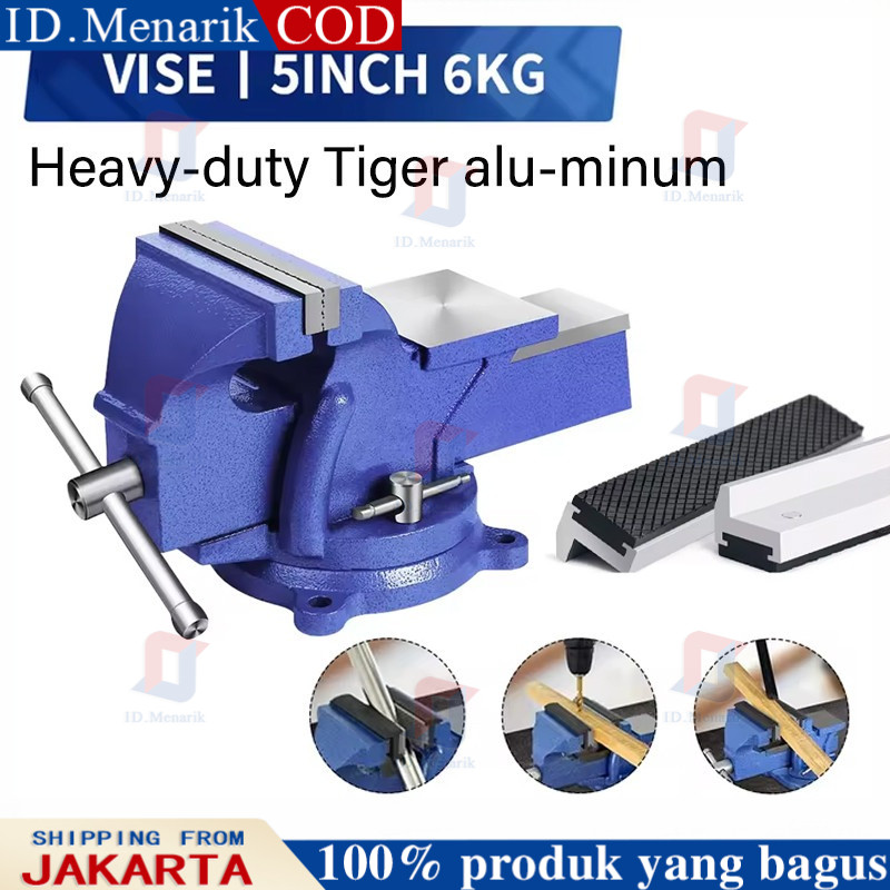 Catok Clamp 5'' / Catok Paron / Ragum Klem / Catok Meja / Bench Vise / Ragum Tanggem Alat Jepit Serb