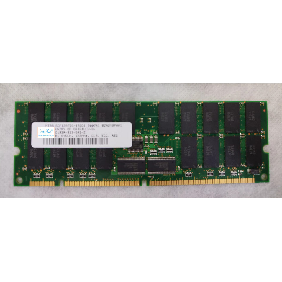 For 133MHz SDram 128MB 256MB 512MB 1GB CL3 ECC REG PC133R333542Z SDRAM ECC server memory