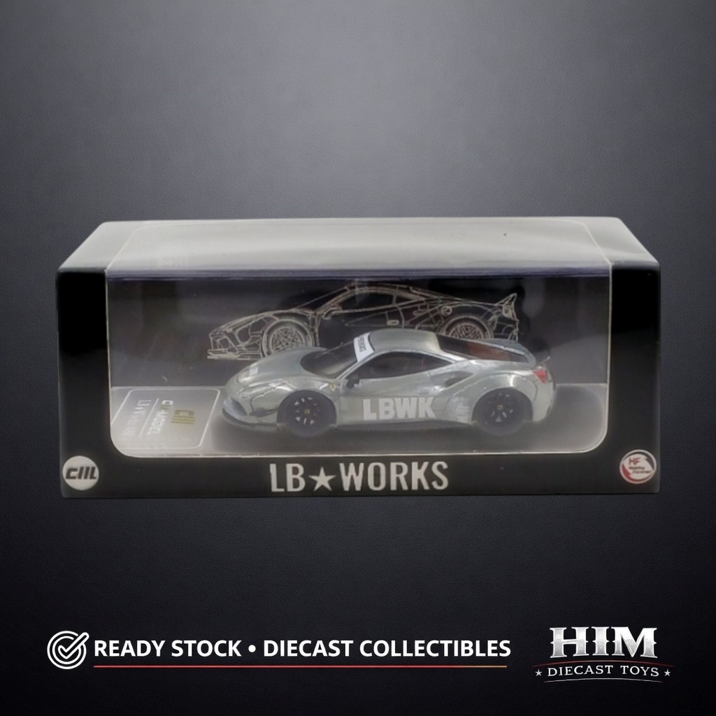 CM Model 1/64 CHASE LBWK Ferrari 488 Widebody Indonesia Exclusive