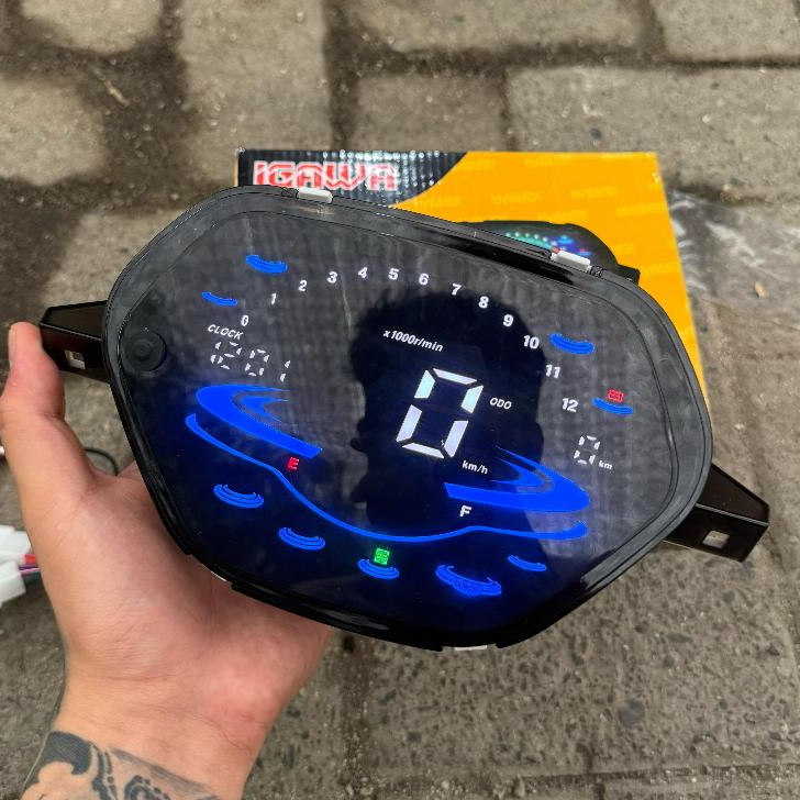 SPEEDOMETER DIGITAL SUPRA 100 SPIDOMETER DIGITAL SUPRA KILOMETER DIGITAL SUPRA 100 PNP TINGGAL COLOK