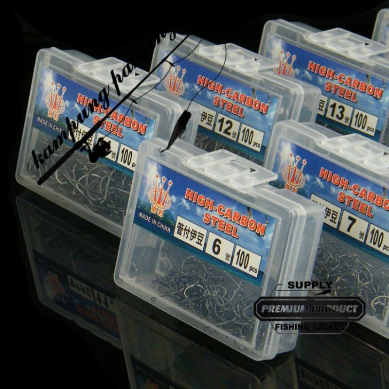 kail pancing high carbon steel 1 kotak isi 100pcs