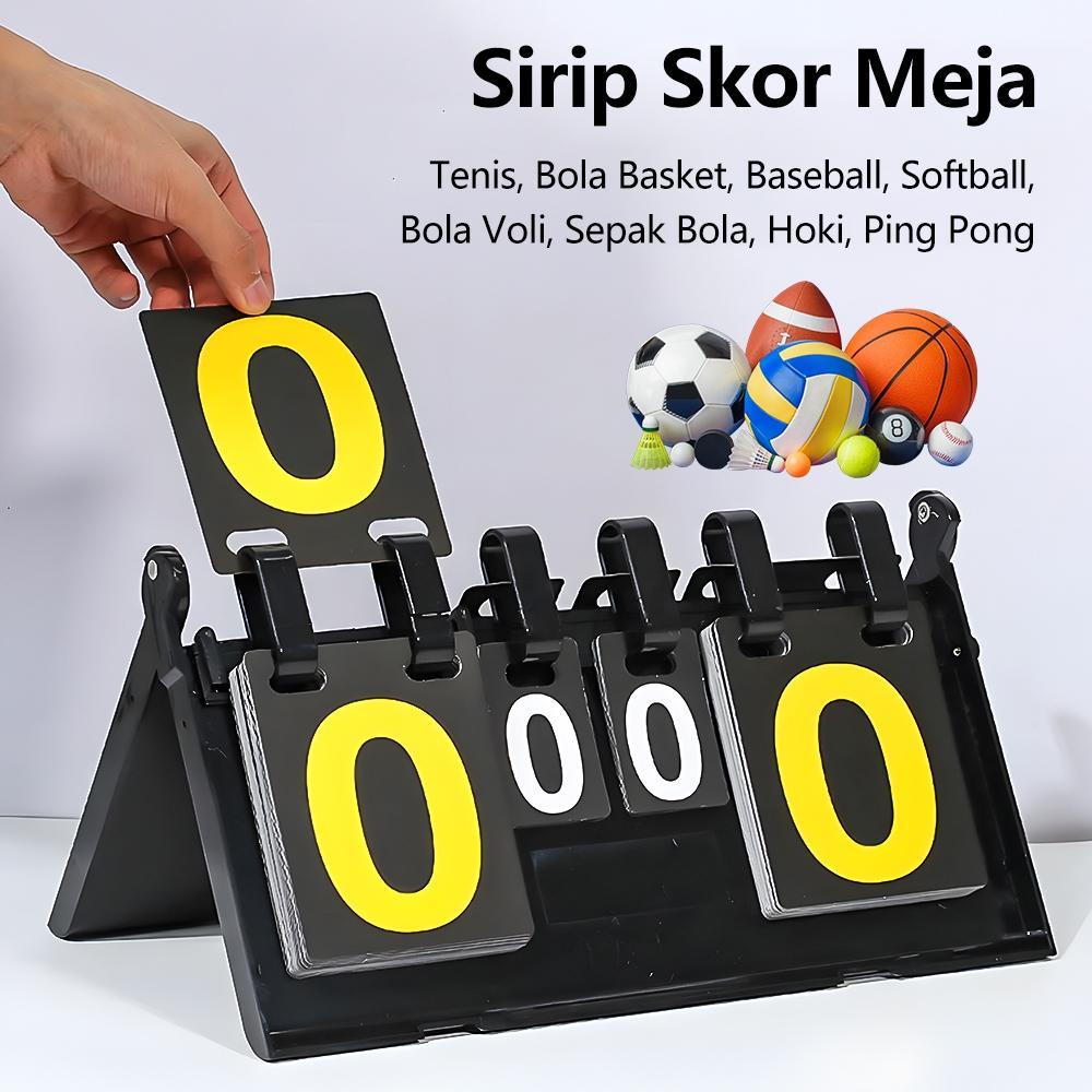 AZS - POTENCE SB01 Papan Skor 4 Digit Score Board Futsal Sepak Bola Basket papan score futsal dan bo