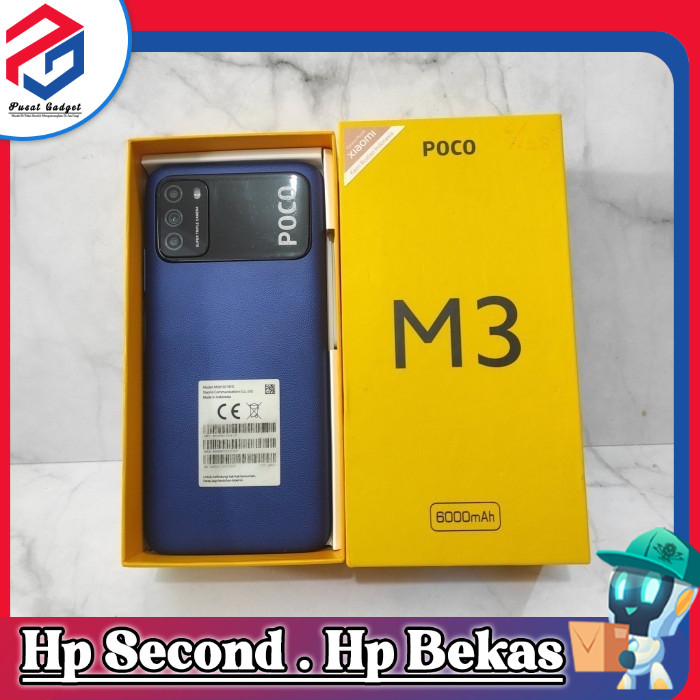 Xiaomi Poco M3 Ram 4/64GB | Rom 6/128GB Second Pusat Gadget