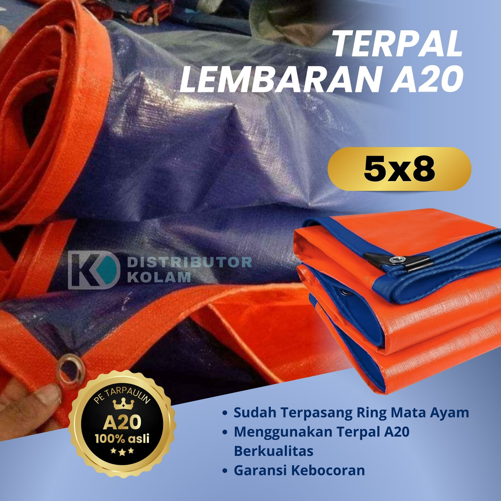 TERPAL PE A20 KOREA 5x8 SERBAGUNA TEBAL & SUPER KUAT UNTUK TENDA WARUNG TRUK PICKUP DLL