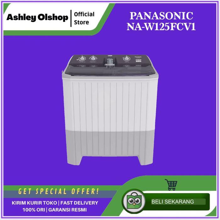 MESIN CUCI 2 TABUNG 12KG PROMO | NA-W125FCV1 PANASONIC TWIN TUB 12 KG