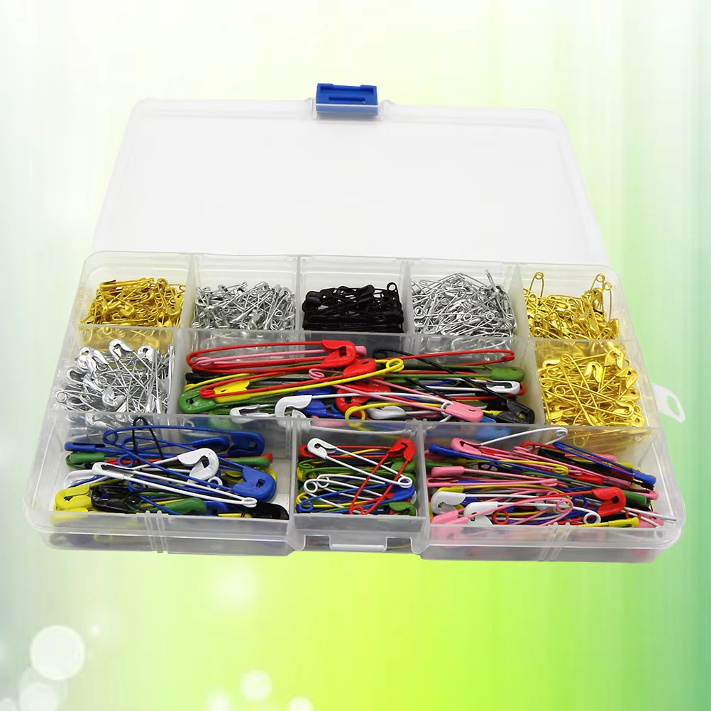 [500pcs/box] Peniti berwarna-warni bahan berkualitas Peniti jarum tajam anti karat peniti dekoratif